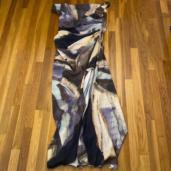 ASOS Women’s Multicolored Open Back Dress Size 8 - Picture 1 of 7